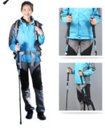 Carbon fiber three-section telescopic pole 004
