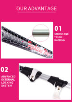 Best 7075 Aluminum Alloy Three-Section Telescopic Pole 014