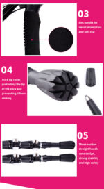Best 7075 Aluminum Alloy Three-Section Telescopic Pole 014