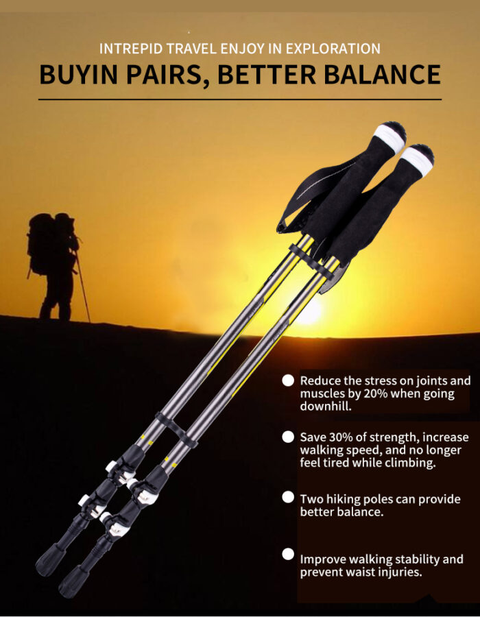 Best 7075 Aluminum Alloy Three-Section Telescopic Pole 015