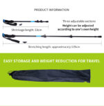 Best 7075 Aluminum Alloy Three-Section Telescopic Pole 016