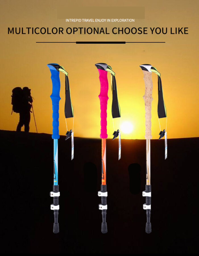 Best 7075 Aluminum Alloy Three-Section Telescopic Pole 017