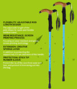 Best 7075 Aluminum Alloy Three-Section Telescopic Pole 018