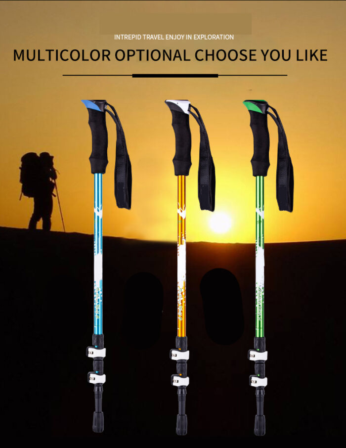 Best 7075 Aluminum Alloy Three-Section Telescopic Pole 019