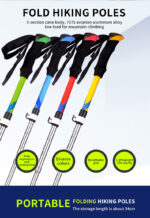 Best 7075 Aluminum Alloy Five-Section Folding Cane 013