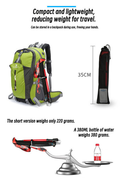 Best Carbon fiber five-section folding pole