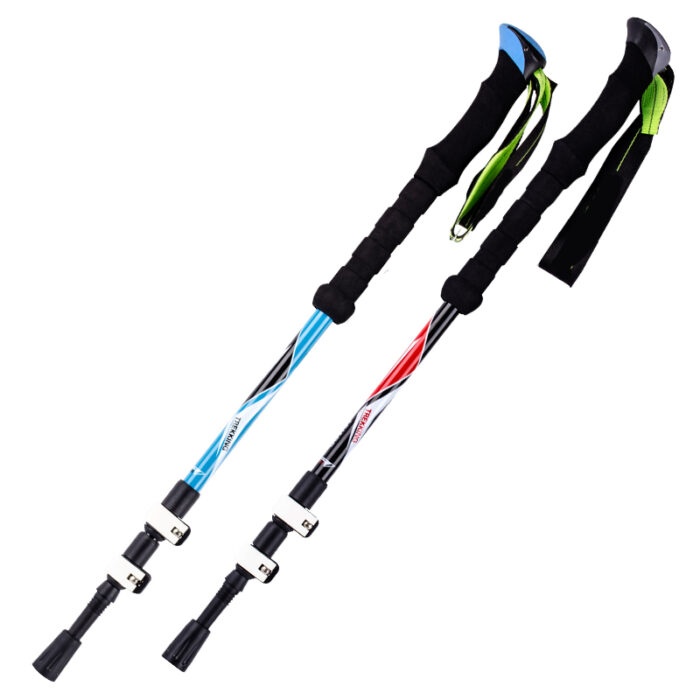 Carbon fiber three-section telescopic pole 004