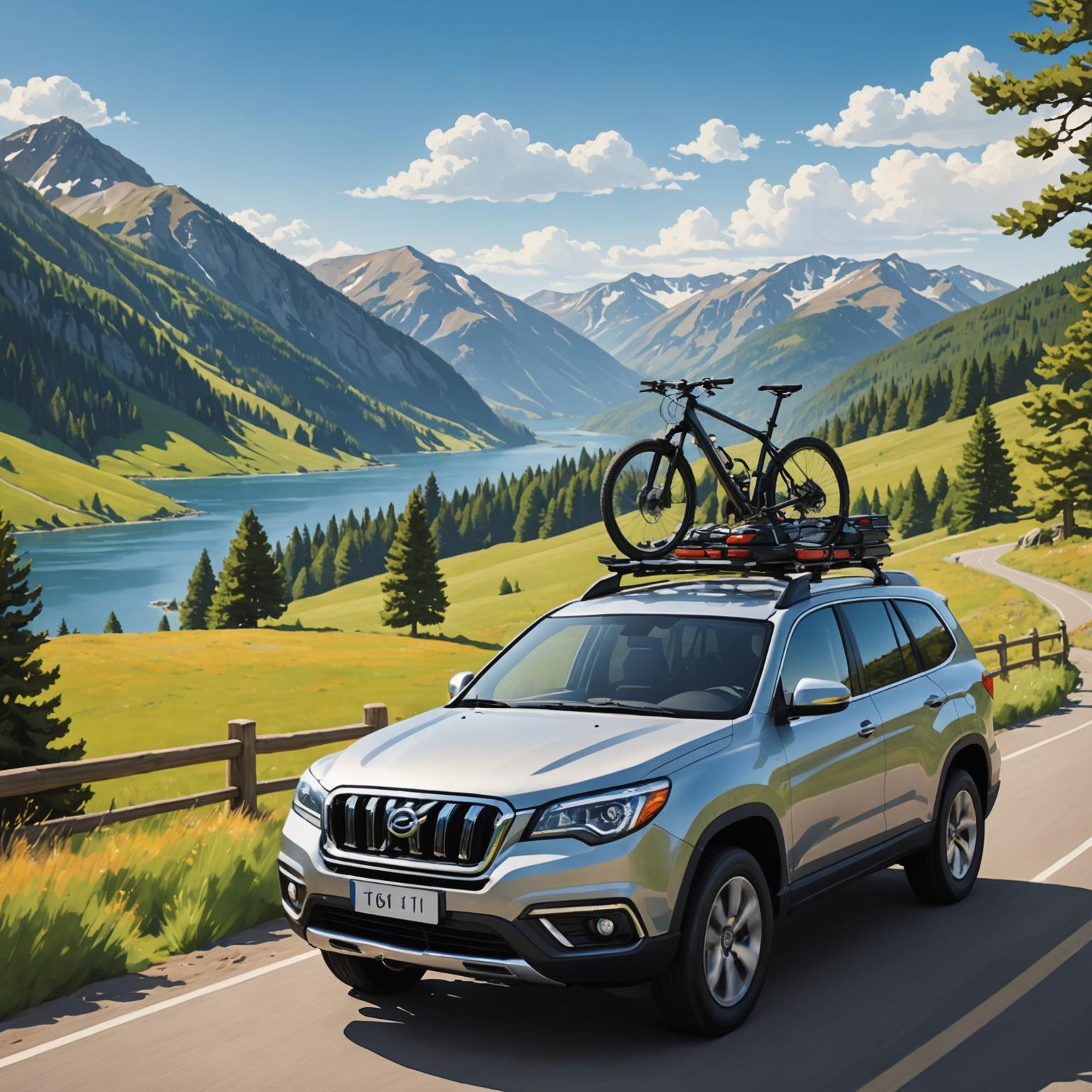 roof bike rack