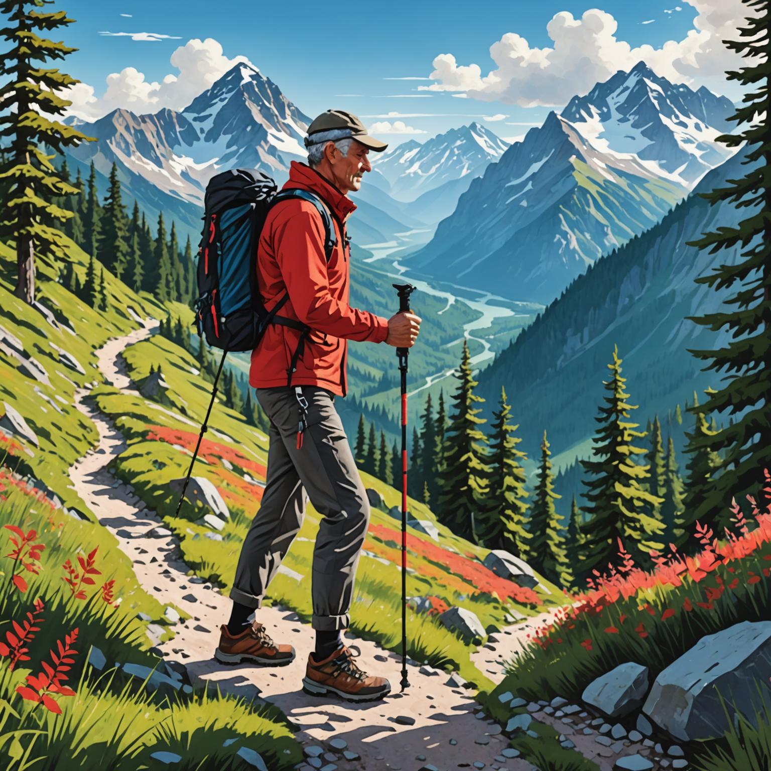 Explore Fortis Best Trekking Pole 180: Durability Meets Style 2 Best Trekking Pole 180