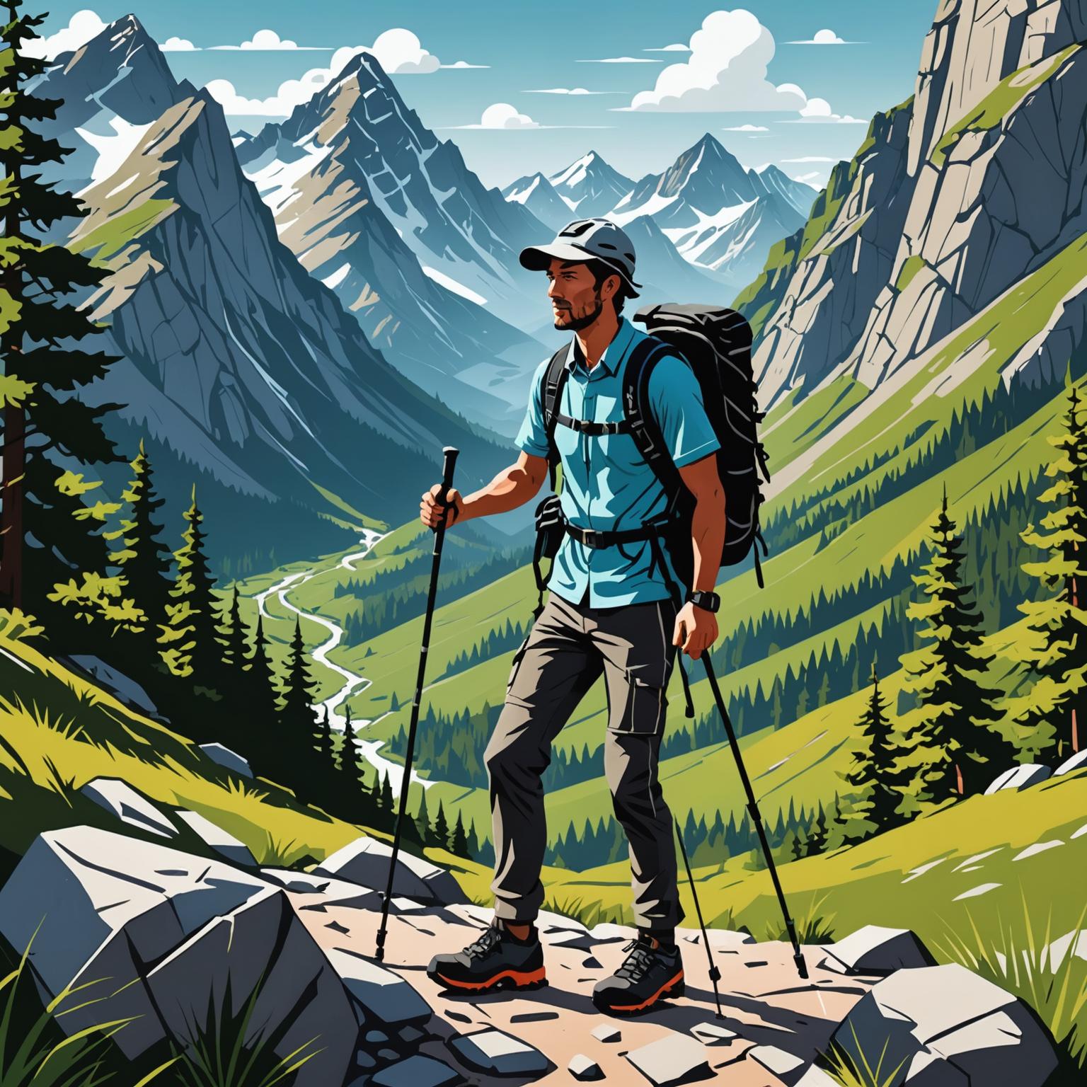 Collapsible Best Trekking Pole 442: Discover The Chaoyi Advantage 2 Best Trekking Pole 442