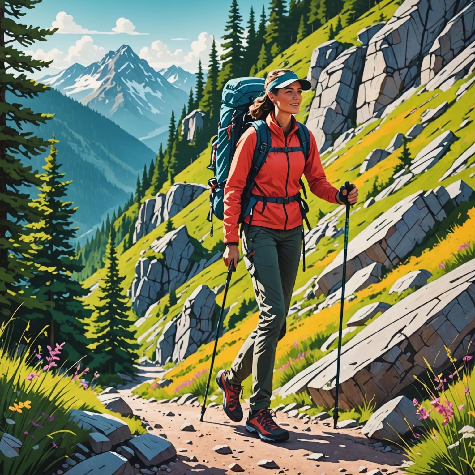 Collapsible Best Trekking Pole 382: Durable, Stylish, And Versatile 2 Best Trekking Pole 382