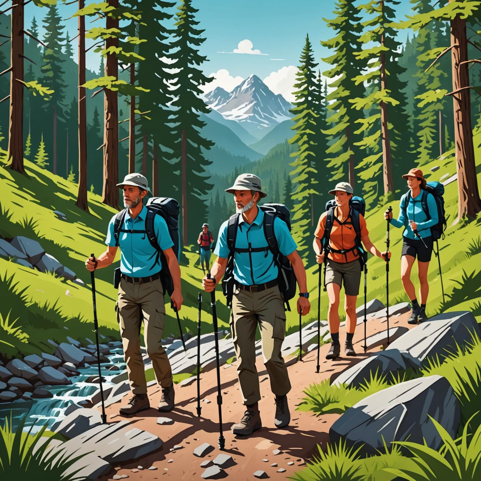 Chaovi Collapsible Best Trekking Pole 416: The Hiking Essential 2 Best Trekking Pole 416