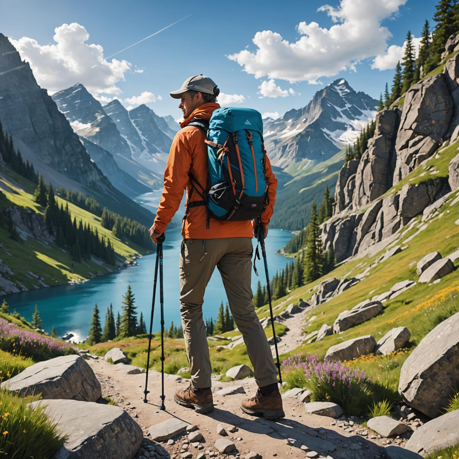 Collapsible Best Trekking Pole 341: Ultimate Hiking Companion 2 Best Trekking Pole 341