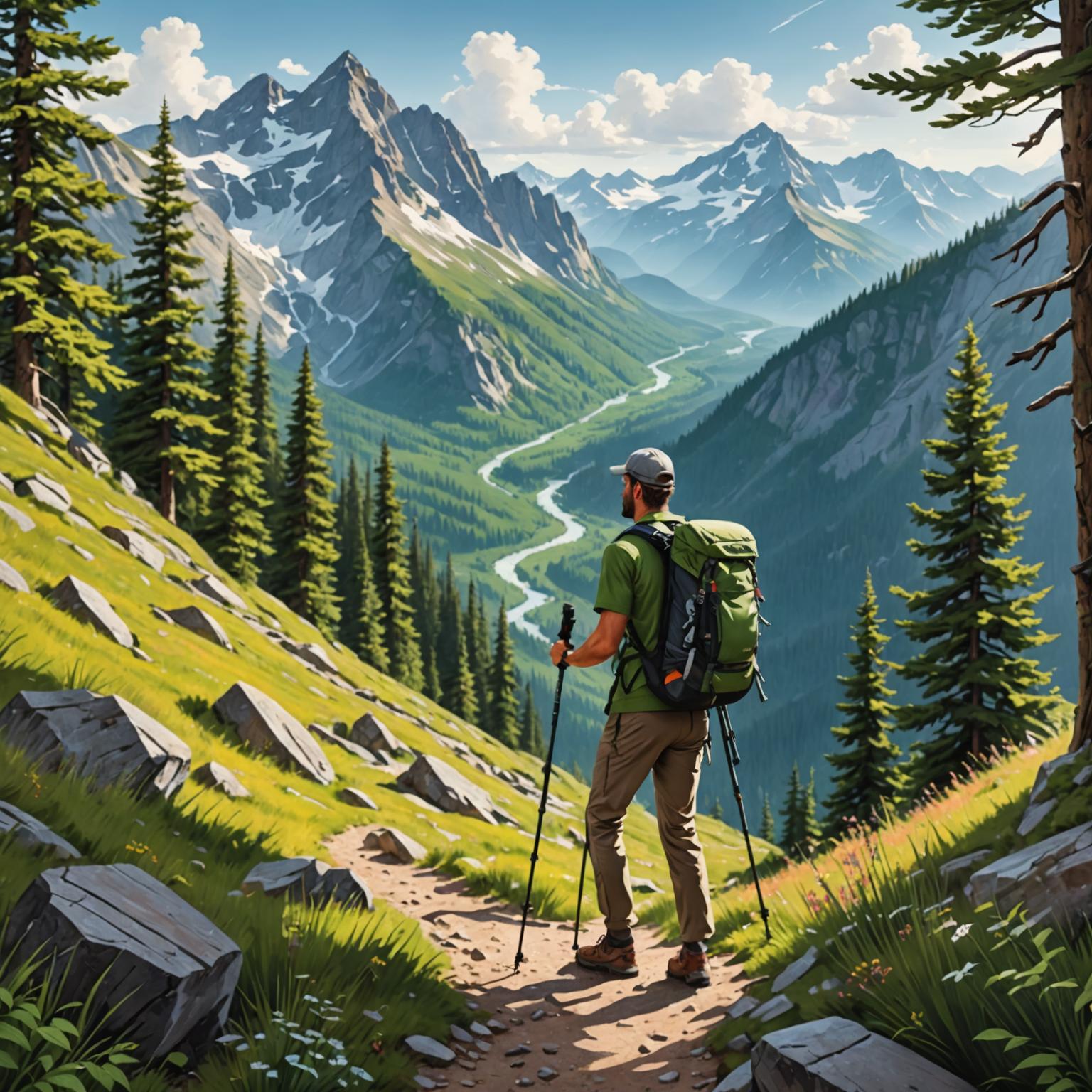 Collapsible Best Trekking Pole 384: Enhance Your Outdoor Adventure 1