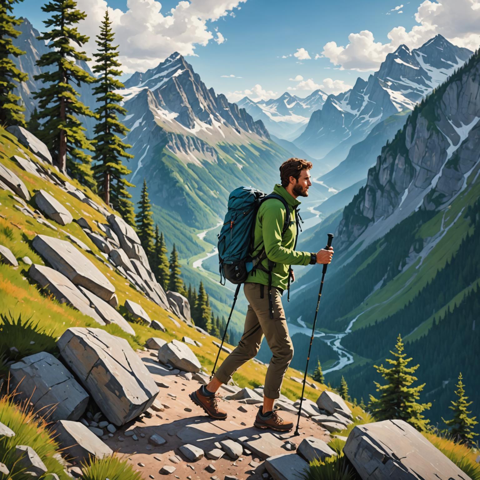 Elevate Your Trekking Experience With Collapsible Best Trekking Pole 302 1