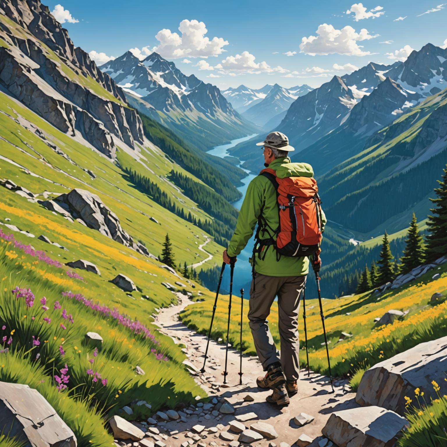 Conquer The Outdoors With Collapsible Best Trekking Pole 485 2 Best Trekking Pole 485